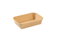 Vente en gros de bols et boîtes rectangulaires et carrés en papier kraft écologique avec logo personnalisé pour la restauration à emporter et les pique-niques