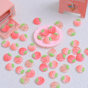 Mô Phỏng Mini Dâu Tây Flatback Nhựa Cabochon Cho Điện Thoại Phụ Kiện Tóc DIY Scrapbooking Trang Trí Thủ Công - Product Image 3