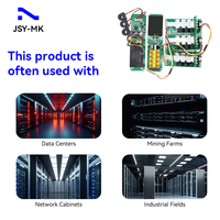 Boîtier de distribution PDU IP intelligent, carte de circuit imprimé pour la surveillance et la gestion à distance du réseau, 3*220V 3*63A, centre de données JSY-MK-810