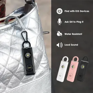 Anti Lost Rechargeable Bluetooth Personal Safety Alarm Keychain SOS Emergency Panic Alarm For Elderly/Child