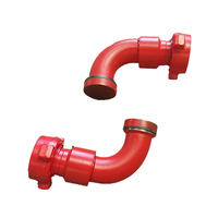 Boucles de tuyau coudées actives Chiksan haute pression standard API Joints pivotants Joint pivotant Chiksan à long balayage