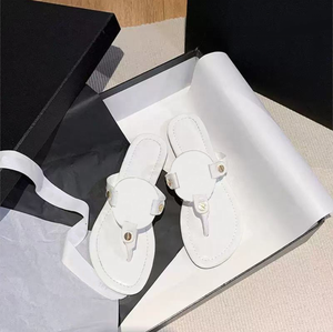 Nouvelles sandales plates en cuir pour femmes 2026, tongs antidérapantes, chaussures décontractées d'été à enfiler pour la plage, semelle intermédiaire en cuir, semelle extérieure en cuir - Product Image 6