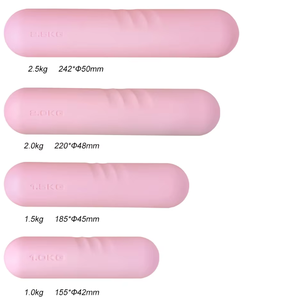 Haute qualité personnalisé salle de sport à domicile poids libre <span class=keywords><strong>color</strong></span>é Pilates main poids Gym <span class=keywords><strong>Fitness</strong></span> ensembles silicone haltères ensemble - Product Image 5