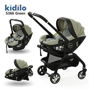 Passeggino di Sicurezza per Neonati Kidilo 0-6 Mesi, Telaio in Lega di Alluminio Pieghevole e Portatile, Capacità di Carico 15kg - Product Image 1