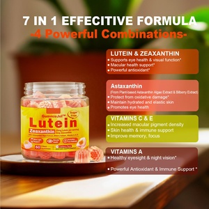 حلوى جومي خالية من السكر تحتوي على 25 ملغ من اللوتين والزياكسانثين، مكملات لصحة العين للبالغين - Product Image 4