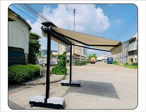 Auvent rétractable motorisé double face professionnel, robuste, imperméable, parasol <span class=keywords><strong>électrique</strong></span> <span class=keywords><strong>pour</strong></span> patio, grand pare-soleil extérieur - Product Image 4