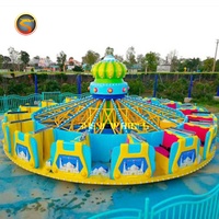 Manèges de parc d'attractions chinois à sensations fortes : Flying Turntable, Huly Gully, Ballerina Rides à vendre
