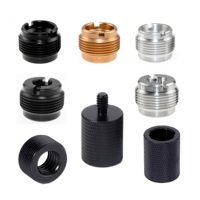 KAMPHO 5/8-27 Connecteur d'écrou de support de microphone pour caméra Moniteur Condensateur Amortisseur Barre de flèche Adaptateur de trépied