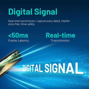 مشغل دي في دي للسيارة بدقة 1080 بكسل مع مسجل قيادة وكاميرا أمامية وخلفية وشاشة مراقبة تعمل بنظام أندرويد مع واي فاي وجي بي إس - Product Image 2