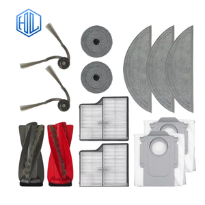Pièces de rechange pour aspirateur robot <span class=keywords><strong>Roborock</strong></span> P20 PRO/Qrevo Curv/G20S Ultra : brosse principale, brosse latérale, sac à poussière, filtre HEPA, manuel, plastique - Product Image 1