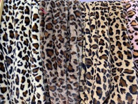 Prix moins cher tissu imprimé animal fausse fourrure Vêtements Textiles de maison Jouets