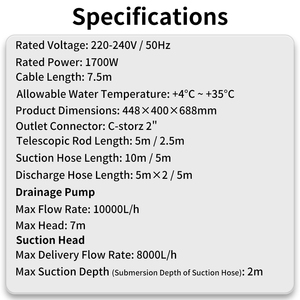 Nouvel ensemble de nettoyage et de filtration portable télescopique pour <span class=keywords><strong>piscine</strong></span>, bassin et spa, pour débris, algues et feuilles, avec <span class=keywords><strong>aspirateur</strong></span> à jet pour <span class=keywords><strong>piscine</strong></span> - Product Image 3