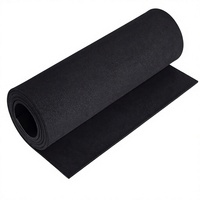 Rouleau de feuilles de mousse EVA noire de qualité supérieure, grande épaisseur 5 mm, découpe 13,9" x 59", densité 86 kg/m³, pour Halloween, cosplay, costumes, artisanat, bricolage