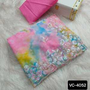 Las mujeres de boda de diseñador de Bollywood usan sari nupcial para el festival indio y la función de boda usan colecciones de Sari para mujeres - Product Image 6