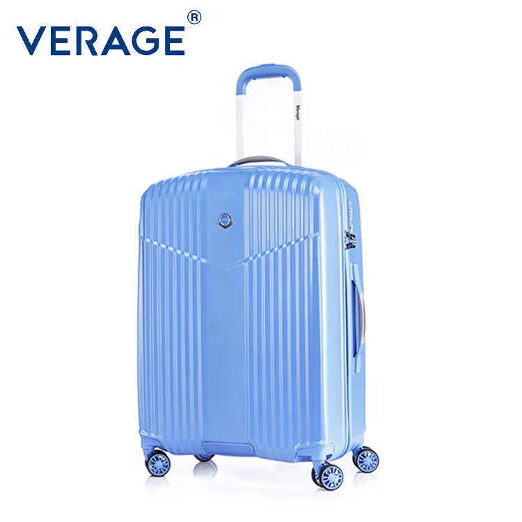VERAGE新着大容量耐久性ABSPCハードスピナーホイールトロリーラゲッジスーツケース旅行は19インチで持ち運び可能