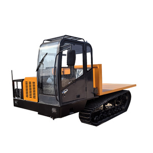 Volquete hidráulico de orugas de 8 toneladas de servicio pesado con motor de marca, ideal para huertos y granjas. - Product Image 3