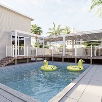 Villa Exclusive - Gazebo en aluminium de luxe - Pavillon d'ombrage extérieur avec finition écologique pour une décoration de cour inspirée de la nature
