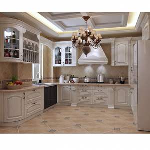 KUKU 2025 สามารถปรับแต่งตู้ครัวไม้เนื้อแข็งที่ทันสมัยและทนทานได้ - Product Image 3