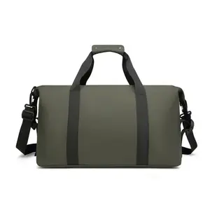 Bolsa de viaje portátil de gran capacidad para hombre de color sólido, equipaje de viaje, bolsa deportiva coreana para mujer