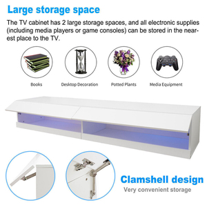<span class=keywords><strong>Meuble</strong></span> <span class=keywords><strong>TV</strong></span> mural flottant avec tiroir, console de divertissement, éclairage LED suspendu, <span class=keywords><strong>meuble</strong></span> <span class=keywords><strong>TV</strong></span> Schrank - Product Image 4
