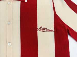 Camiseta Polo de Punto Personalizada OEM para Hombre, Estilo Universitario Vintage, Manga Corta, Retro, a Rayas, para Clubes - Product Image 4