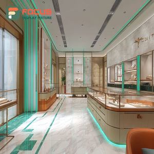 Luxury Luxury Jewelry Store Furniture Polished Surface Brand Store Jewelry Cabinet - Product Image 4