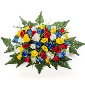 Rosas Artificiales en Forma de Silla de Montar, Elegante Arreglo de Rosas Falsas para Decoración de Bodas, Fiestas, Eventos y Hogar - Product Image 4