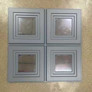 ZJ haute qualité 50*50cm PVC miroir or 3d panneau mural blanc 3D géométrique étanche à l'<span class=keywords><strong>humidité</strong></span> - Product Image 6
