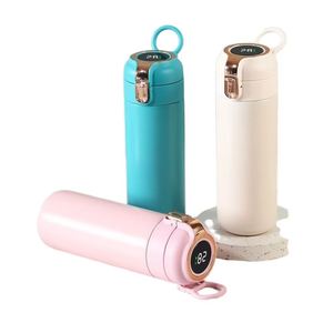 Custom 380ML 420Ml Double Wall Stainless Steel Smart <b>Drinkware</b> Insulation LED Digital Temperature Display Flask Wairt Bottle - Product Image 5