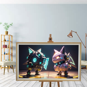 Cadre photo numérique Android Wi-Fi 10,1 pouces avec prise en charge du téléchargement vidéo pour tailles de 21,5 à 75 pouces - Bulk Frameo - Product Image 3
