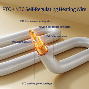 <span class=keywords><strong>Couverture</strong></span> <span class=keywords><strong>chauffante</strong></span> électrique portable, taille Queen/King, 203x152cm, arrêt automatique, protection PTC/NTC, certifiée CE/CB/GS - Product Image 5