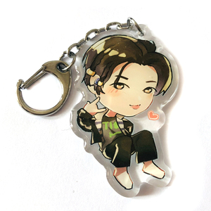 Đôi Mặt In Ấn VOGRACE OEM Thiết Kế Tùy Chỉnh Phim Hoạt Hình Anime Acrylic Keychain In Trong Suốt Nhựa Epoxy Charms Như Quà Tặng - Product Image 1