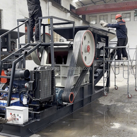 Concasseur à Mâchoires Mobile Modulaire Sans Soudure à Structure de Cadre pour Pierre