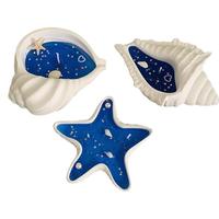 Handgemachte Kreative Ozean-Stil Muschel-Duftkerzen mit Seestern-Souvenir als Geschenk