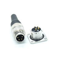 Connecteur étanche circulaire 1 ensemble J09 M16 4 broches connecteur de câble de soudage prise industrielle connecteur M16