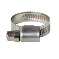 Collier de serrage en acier inoxydable de type allemand 8-200MM pour fixation de tubes, collier de serrage pour tuyau de gaz et d'huile, collier de serrage pour tuyau d'eau et colliers de serrage métalliques pour tuyaux