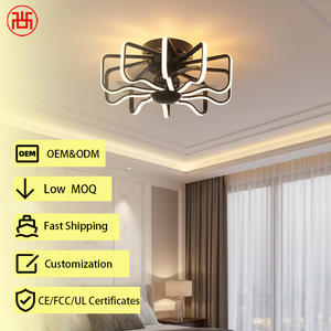 Ventilador de Techo Moderno de Lujo de 5 Aspas para Dormitorio, Motor DC Silencioso <30dB, 3 Velocidades y LED Regulable con Control Remoto de Ahorro de Energía - Product Image 1