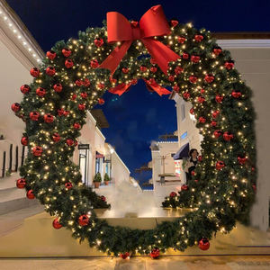 Guirlande <span class=keywords><strong>de</strong></span> Noël géante pré-éclairée personnalisée/guirlande <span class=keywords><strong>de</strong></span> Noël artificielle/guirlandes <span class=keywords><strong>de</strong></span> Noël artificielles en gros à vendre - Product Image 2