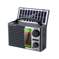 Altavoz Portátil Solar BT TF/USB TG-099BT-S TG-099BT con Radio AM SW FM de 3 Bandas y Linterna