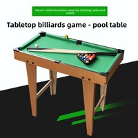 Table de billard miniature en bois pour enfants, jeu de sport d'intérieur, billard de table pour enfants, jouet de billard de bureau pour la maison