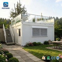 Villa temporaire modulaire en bord de mer, à faible coût, montage rapide, maison mobile à vendre
