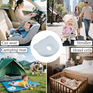 Juego de Ropa de Cama Decorativa para el Hogar al por Mayor, Almohada de Espuma Viscoelástica para Bebés con Soporte para el Cuello, Protección para la Cabeza, Ideal para Viajes - Product Image 5