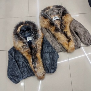 OFTBUY 2026 Abrigo de Plumón de Lana de Lujo para Mujer, Cuello de Piel de Zorro Auténtica, Chaqueta Corta Acolchada con 90% Plumón de Ganso, Venta al por Mayor, MOQ Bajo, Personalizable - Product Image 5