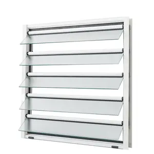 American Standard Commercial System Aluminum Glass Louver Window Large Scale Shutter Windows