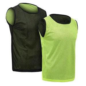 All'ingrosso multi colori reversibili pinnies gilet da allenamento di calcio bavaglini reversibili scrimmage practice mesh vest