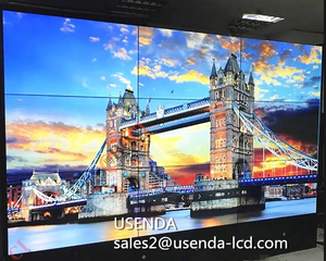 Mur vidéo LCD 4K 3x3 de 46 à 55 pouces avec cadre ultra-fin de 8 mm en plastique sans soudure et animation pour la signalisation en magasin, l'éducation et la navigation. - Product Image 5