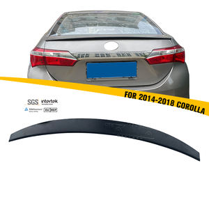Nuevo coche accesorios de partes de ABS de fibra de carbono estilo de Taiwán, Spoiler posterior tronco para <span class=keywords><strong>Toyota</strong></span> <span class=keywords><strong>Corolla</strong></span> Sedan 2014, <span class=keywords><strong>2015</strong></span>, 2016, 2017, 2018 - Product Image 1