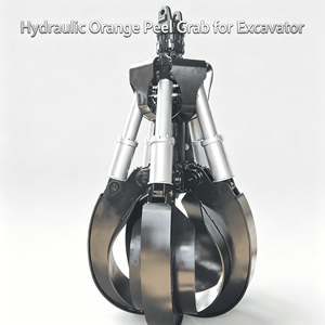 Accessoires d'excavatrice certifiés CE, grappin rotatif hydraulique à peau d'orange, <span class=keywords><strong>prix</strong></span> <span class=keywords><strong>de</strong></span> gros - Product Image 1