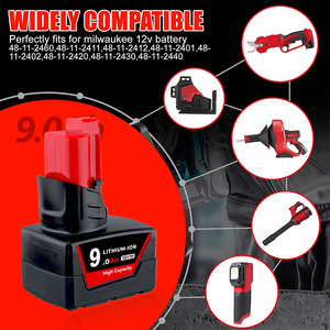VICTPOWER 12V 9.0Ah Li-ion <b>Battery</b> for Mil M12 48-11-2401 48-11-2402 48-11-2420 Power Tool Replacement <b>Battery</b> Pack OEM ODM - Product Image 2
