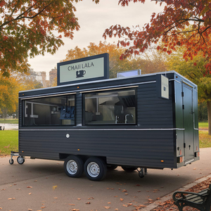 Camion de restauration mobile avec véranda et réservoir d'eau grise, écran LED, entièrement équipé, idéal pour la location. - Product Image 1